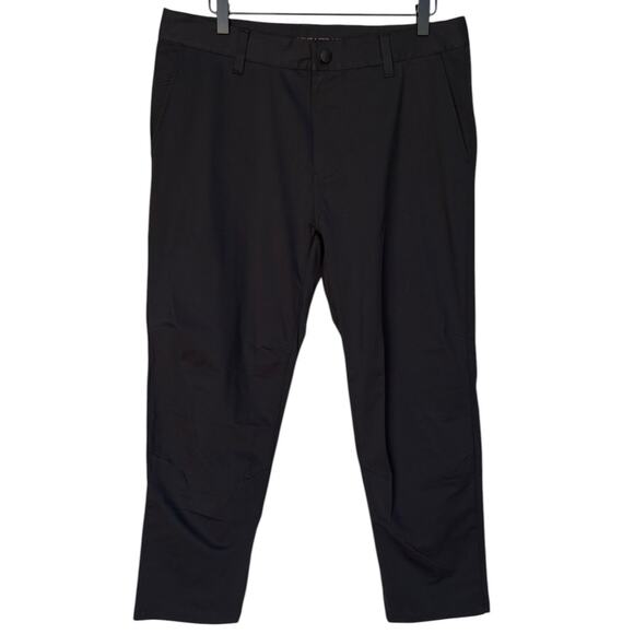 Rhone Mens Black Performance Chino Style Pants with Articulated Knees size 33 - Picture 1 of 12